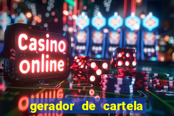 gerador de cartela de bingo